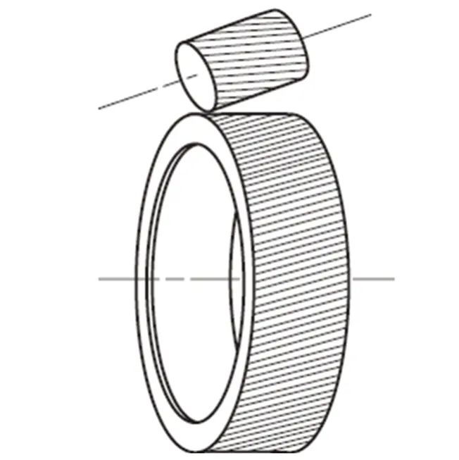 圖5 水平角度不對中示意